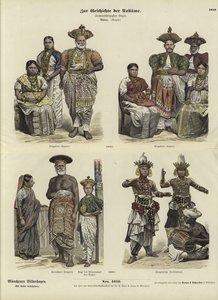 Cejlonské kostýmy, 1880