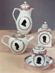 Míšeňský čajový servis (porcelán)
