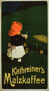 Plakátová reklama na kávu Kathreiners Malt Coffee