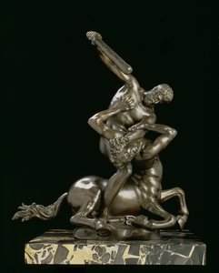 Hercules a Kentaur Eurytion (bronz)