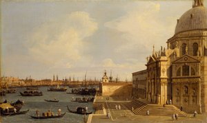 Benátky: Santa Maria della Salute, asi 1740