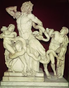 Laocoon, helénistický originál, 1. století (mramor)