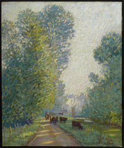 Krajina s krávami, kolem roku 1907
