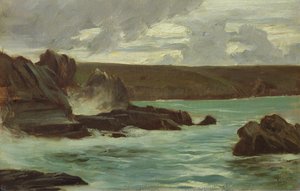 Skály v Bretani, 1866