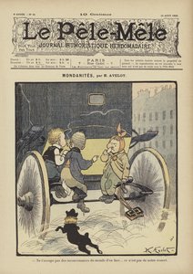 Mondanité. Ilustrace pro Le Pele-Mele, 1902