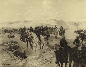 Bitva u Kandaháru, 1879 (hlubotisk)