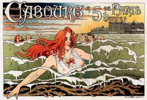 Plakát kasina Cabourg, 1896