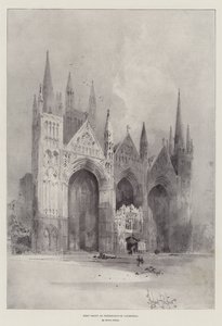 Západní fronta katedrály Peterborough