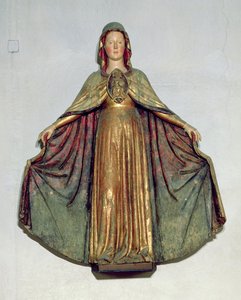 Madonna of Mercy (lakované dřevo)