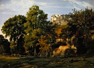 Krajina, pohled na Marino, 1826