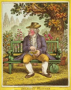 Delicious Weather, publikoval Hannah Humphrey, 1808