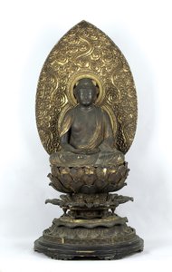 Amida Buddha (dřevo)