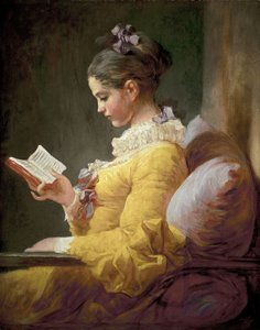 Young Girl Reading, kolem roku 1770