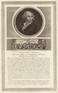 Portrét Jean-Paul Marat