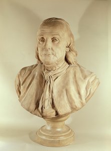 Busta Benjamina Franklina (terakota)