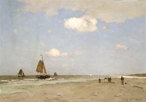 Plážová scéna, 1887