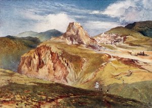 Hrad Karytaena v Arkádii