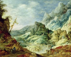 Alpská krajina, kolem roku 1620