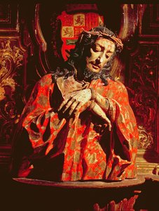 Ecce Homo (polychromované dřevo)