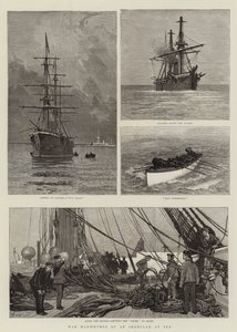 Válečné manévry Ironclad na moři