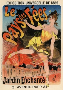 Plakát Le Pays des Fees, 1889
