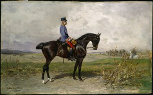 Franz Joseph, Reiterbildnis / Blaas