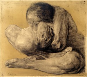 Käthe Kollwitz, Žena s mrtvým dítětem/1903