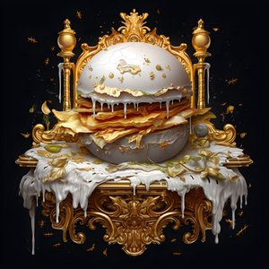 bílý mramorový burger 2