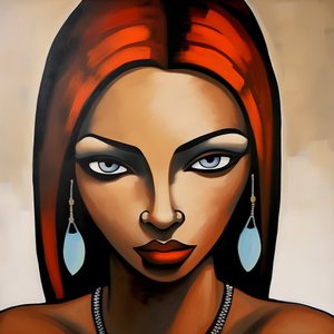 africká žena 1