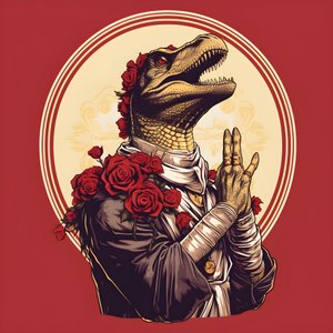 tappajakuningatar rukoilee T-Rex 1