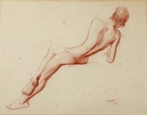 Studie aktu: Ida Rubinstein, 1916.