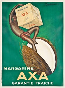 Plakát s reklamou na margarín Axa, 1931