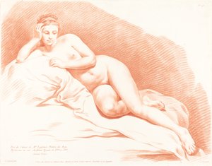 Ležící ženský akt, 1771.