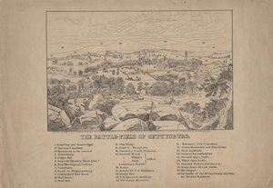 Bitevní pole u Gettysburgu, kolem roku 1867