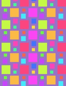 Pestrobarevné čtverce, 2011 (digitální)