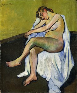 Sedící akt; Nu assis, 1916