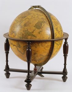 Nebeský glóbus, 1636 (dřevo)