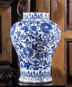 Talavera sklenice (kamenina)