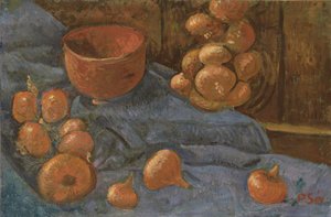 Zátiší s cibulí, c.1896