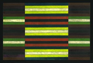 STRIPED TRIPTYCH č. 6, 2003, (MALBA)