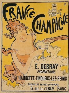 Plakát pro France-Champagne. 1889-1891