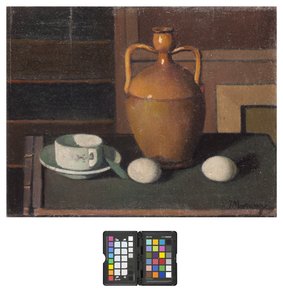 Zátiší s vejci, 1924