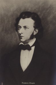 Frederic Chopin , polský skladatel a pianista (1810-1849)