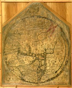 Mapa světa, kolem roku 1290