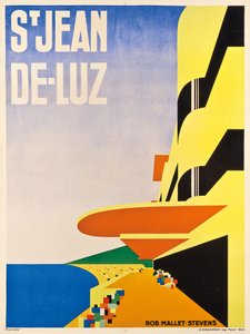 Reklamní plakát Saint-Jean-de-Luz, 1928