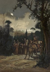 Papež Pius IX opouští Řím, 1848