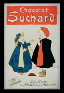 Plakát propagující čokoládu Suchard