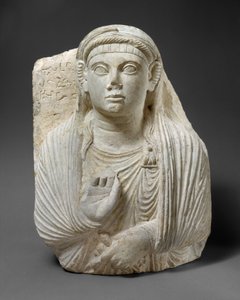 Pohřební reliéf, cca 50–150 n. l. (vápenec)