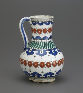 Džbán, Iznik, osmanská dynastie, 16.-17. století (keramika)