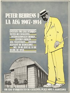 Plakát Peter Behrens a AEG 1907-1914